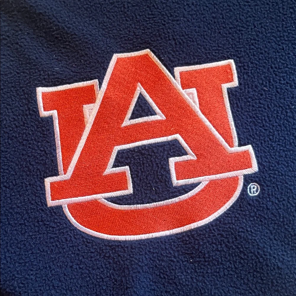 🧡💙 Auburn University Navy Blue Fleece Blanket | Tigers Fan Throw 💙🧡